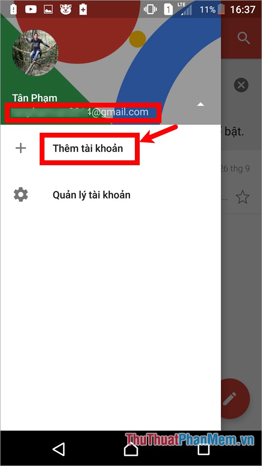 How to log out of Gmail on your phone Picture 8