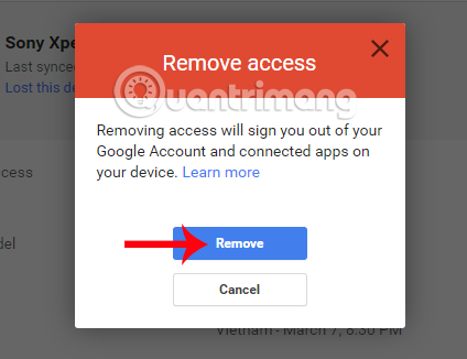 How to log out of your Google account on devices Picture 19