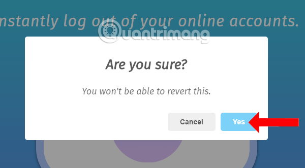 How to log out the entire account only 1 click Picture 2