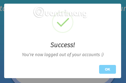 How to log out the entire account only 1 click Picture 3