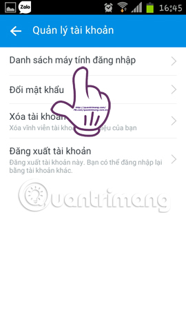 How to log out Zalo remotely, exit Zalo account completely Picture 4