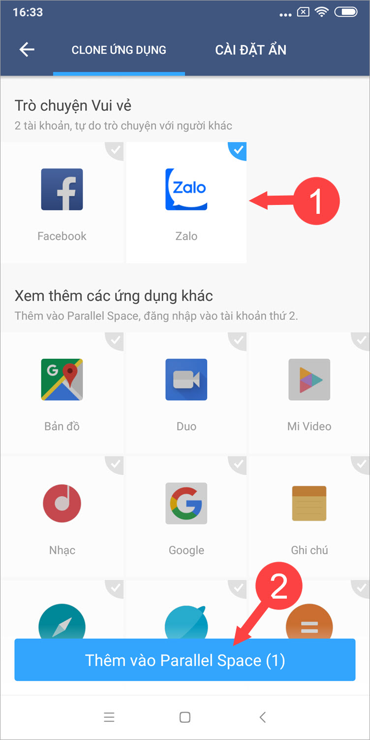 images 1 of How to login 2 accounts Zalo at the same time on the phone