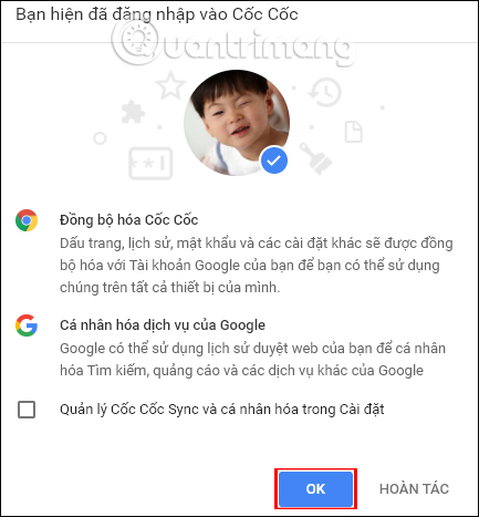 images 1 of How to login to Google account on Coc Coc