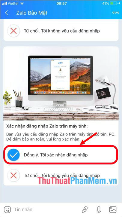 How to login Zalo on computers and laptops Picture 8