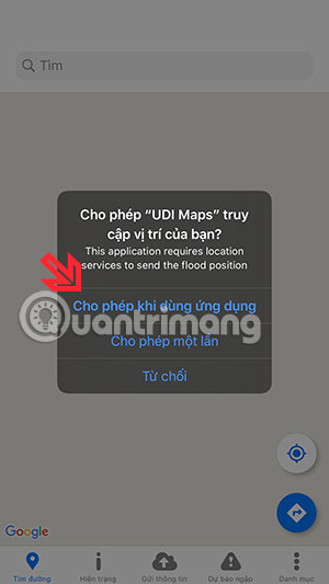 How to look for flood spots in Ho Chi Minh City on the phone Picture 1