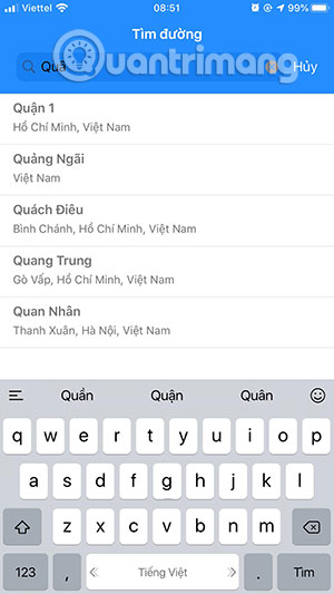 How to look for flood spots in Ho Chi Minh City on the phone Picture 3