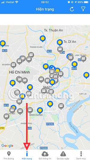 How to look for flood spots in Ho Chi Minh City on the phone Picture 4