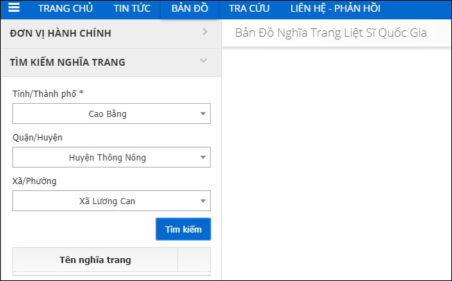 How to look up information of martyrs, find grave martyrs online Picture 2