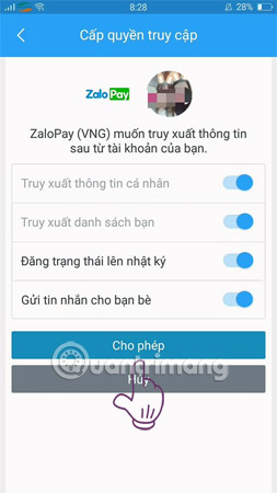 How to lucky money for relatives and friends through Zalo Pay application Picture 2