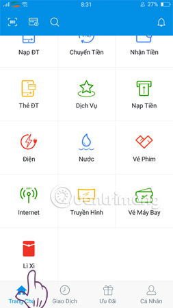 How to lucky money for relatives and friends through Zalo Pay application Picture 3