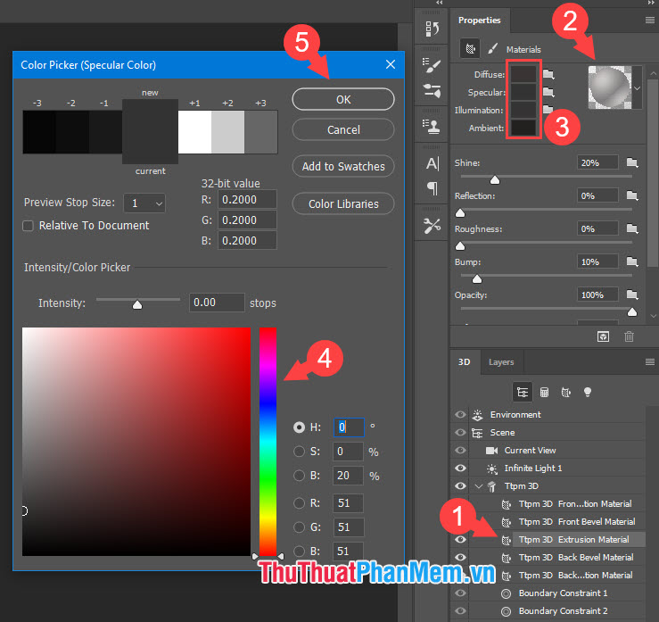 How to make 3D text in Photoshop Picture 14