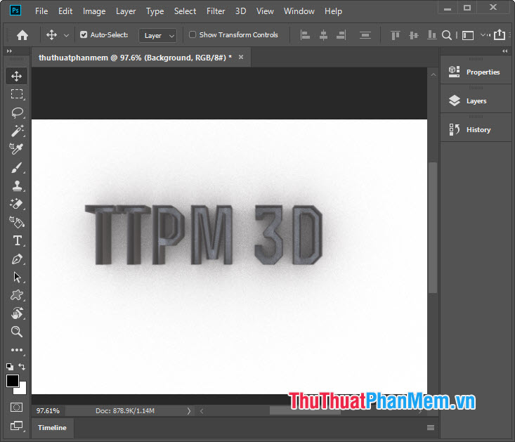 How to make 3D text in Photoshop Picture 20
