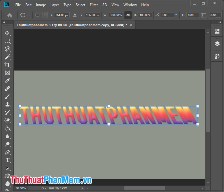 How to make 3D text in Photoshop Picture 35