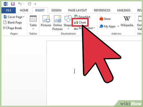 how to make a graph to insert into word