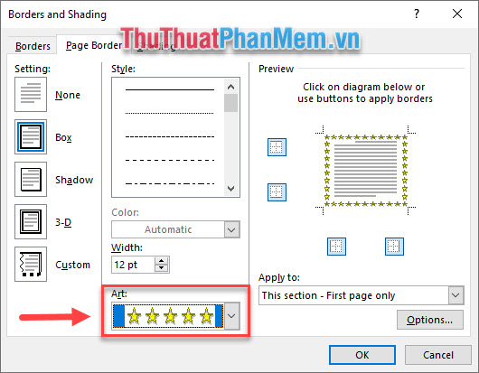 How to make a border frame in Word Picture 8