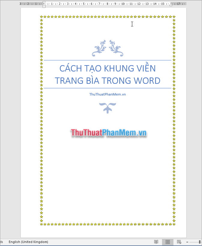 How to make a border frame in Word Picture 9