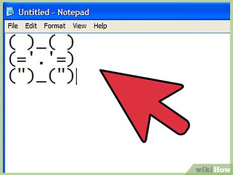 How to Make a Bunny by Typing Characters on Your Keyboard Picture 13