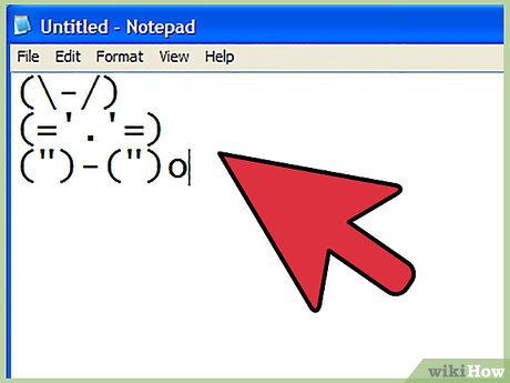 How to Make a Bunny by Typing Characters on Your Keyboard Picture 16