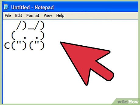 How to Make a Bunny by Typing Characters on Your Keyboard Picture 25