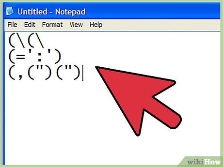 How to Make a Bunny by Typing Characters on Your Keyboard Picture 32