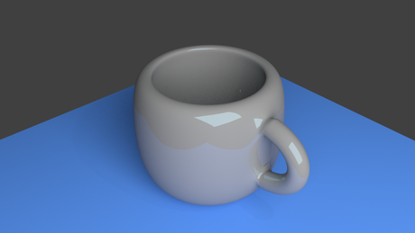 How to Make a Coffee Cup Using Blender Picture 43