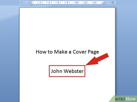 How to Make a Cover Page Picture 29