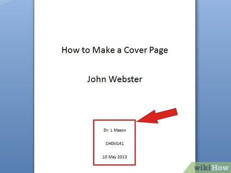How to Make a Cover Page Picture 30