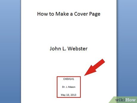 How to Make a Cover Page Picture 34