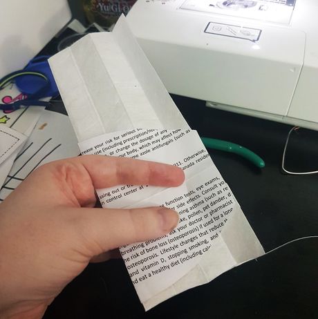 How to Make a Mask Using the Olsen Mask Pattern Picture 10