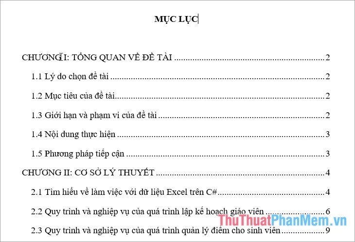 How to make a table of contents in Word 2016 Picture 17