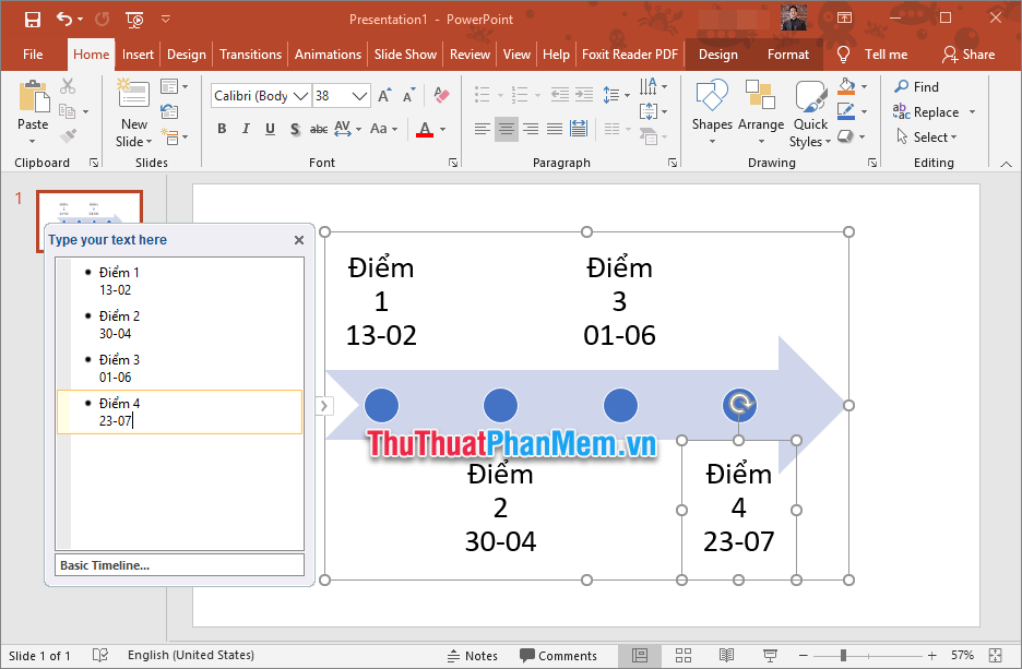 How to make a Timeline in PowerPoint Picture 5