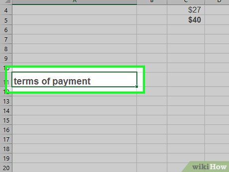How to Make an Invoice on Excel Picture 23