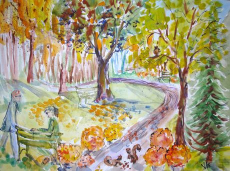 How to Make Art Work Inspired by Autumn Picture 7