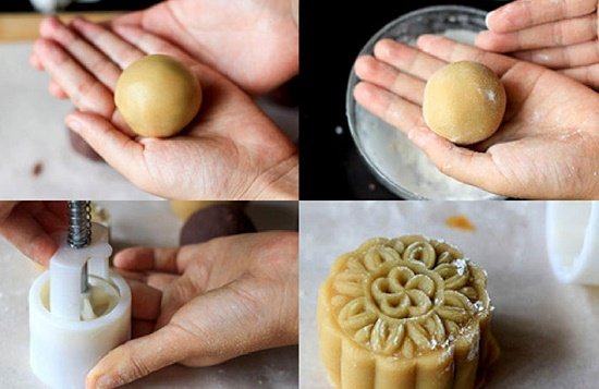 How to make baked moon cakes simply by electric rice cooker Picture 5