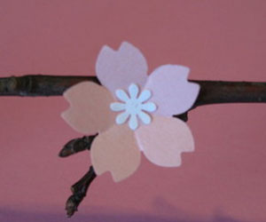 How to make beautiful cherry blossoms to welcome beautiful spring but very easy Picture 5