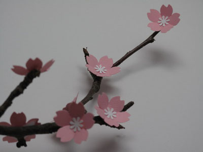 How to make beautiful cherry blossoms to welcome beautiful spring but very easy Picture 6