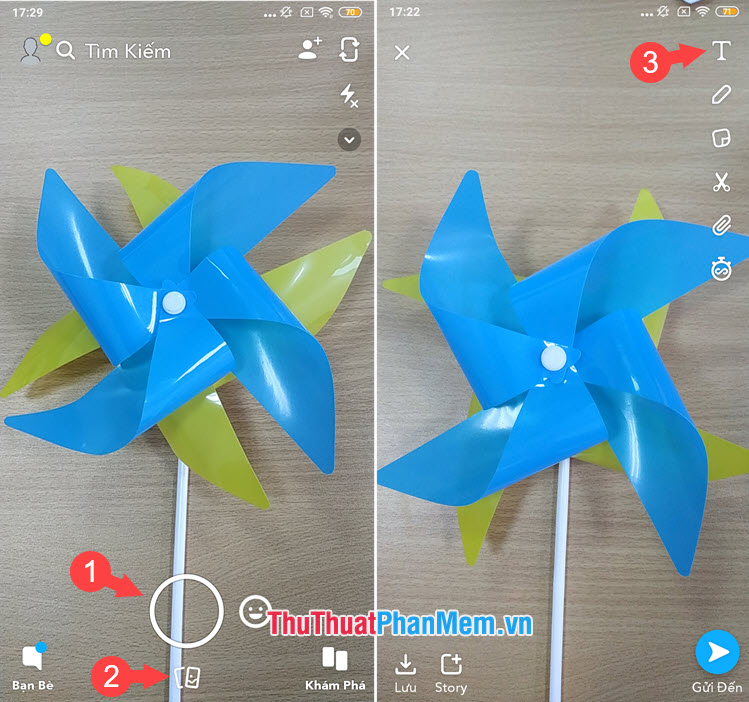 How to make beautiful Quotes with Snapchat on your phone Picture 3