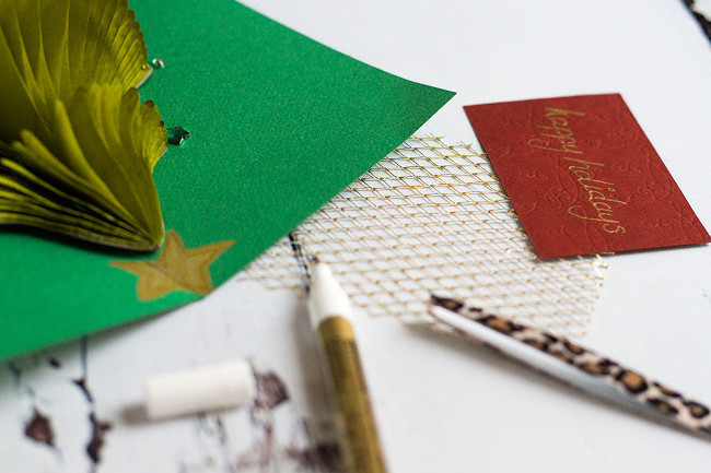 How to make Christmas cards with unique 3D Christmas trees Picture 11