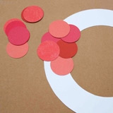 How to make Christmas wreaths with beautiful and simple wall stickers with colored paper Picture 2