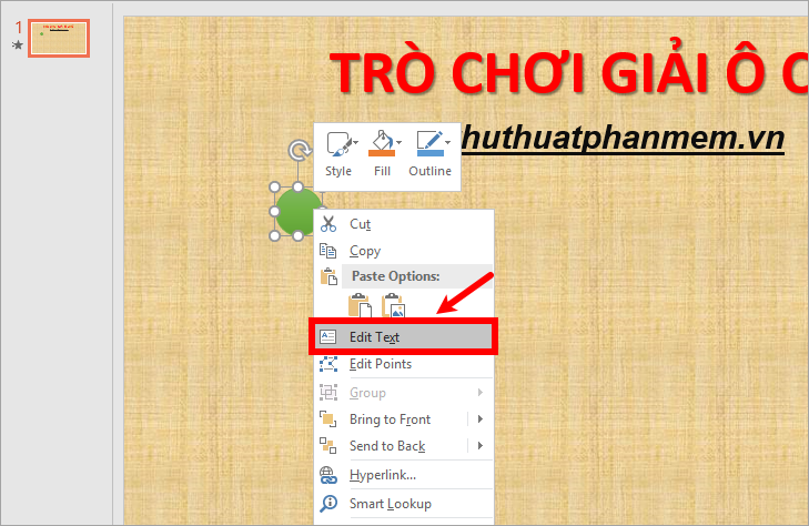How to make crosswords on PowerPoint fast and beautiful Picture 12