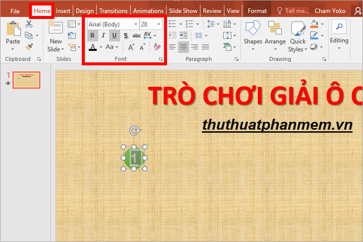 How to make crosswords on PowerPoint fast and beautiful Picture 13