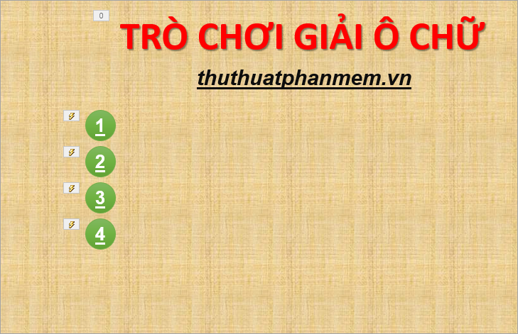 How to make crosswords on PowerPoint fast and beautiful Picture 17