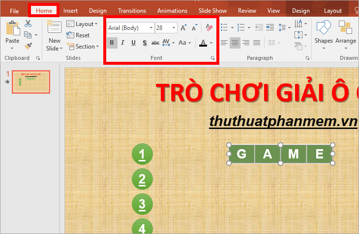 How to make crosswords on PowerPoint fast and beautiful Picture 21