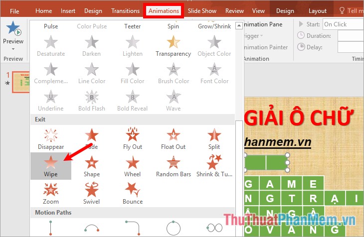 How to make crosswords on PowerPoint fast and beautiful Picture 24