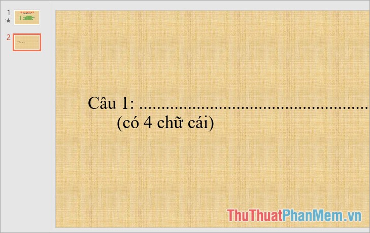 How to make crosswords on PowerPoint fast and beautiful Picture 29