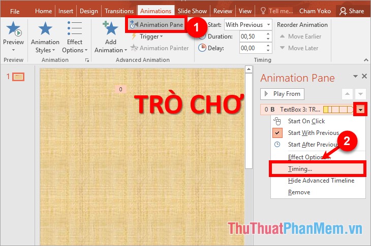 How to make crosswords on PowerPoint fast and beautiful Picture 7