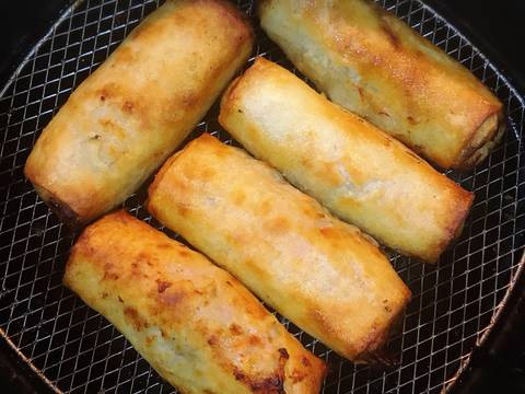 How to make fried spring rolls (spring rolls) with an oil-free fryer Picture 7