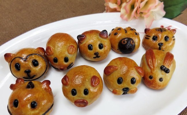 How to make moon cakes into lovely animals Picture 9
