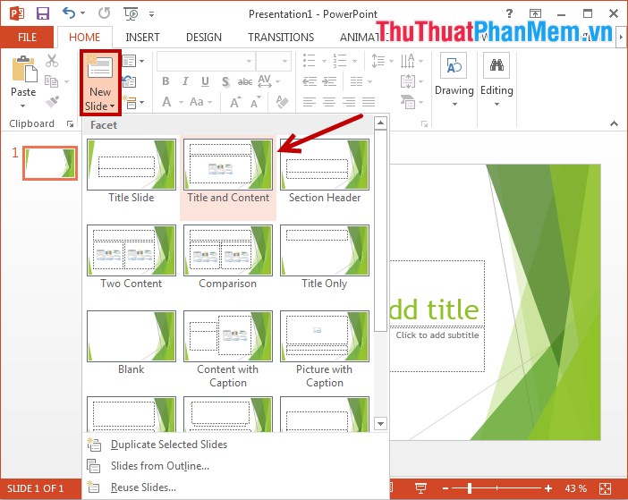 How to make PowerPoint - Instructions for making reports and presentations using PowerPoint Picture 4