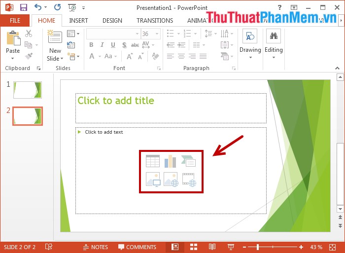 How to make PowerPoint - Instructions for making reports and presentations using PowerPoint Picture 6